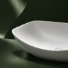 VONDDW 560x405x140mm Glossy White Luxury Curved Boat Shape Countertop Bathroom Basin Sink (2) VONDDW 560x405x140mm Glossy White Luxury Curved Boat Shape Countertop Bathroom Basin Sink