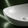 VONDDW 560x405x140mm Glossy White Luxury Curved Boat Shape Countertop Bathroom Basin Sink (3) VONDDW 560x405x140mm Glossy White Luxury Curved Boat Shape Countertop Bathroom Basin Sink