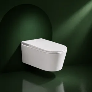 VONDDW 590x370x355mm Wall Mounted Voice Control Built-in Foam Shield Auto Flip Smart Toilet