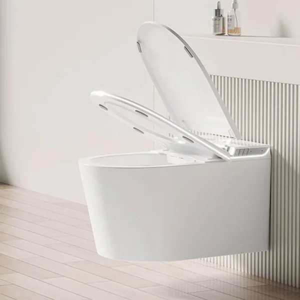 VONDDW 590x370x355mm Wall Mounted Voice Control Built-in Foam Shield Auto Flip Smart Toilet (2) VONDDW 590x370x355mm Wall Mounted Voice Control Built-in Foam Shield Auto Flip Smart Toilet