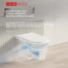 VONDDW 590x370x355mm Wall Mounted Voice Control Built-in Foam Shield Auto Flip Smart Toilet (4) VONDDW 590x370x355mm Wall Mounted Voice Control Built-in Foam Shield Auto Flip Smart Toilet