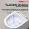 VONDDW 590x370x355mm Wall Mounted Voice Control Built-in Foam Shield Auto Flip Smart Toilet (6) VONDDW 590x370x355mm Wall Mounted Voice Control Built-in Foam Shield Auto Flip Smart Toilet