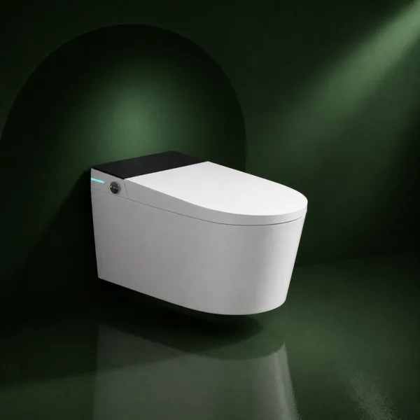 VONDDW 590x370x360mm Wall Mounted Voice Control Foam Shield Auto Flip Smart Toilet (1) VONDDW 590x370x360mm Wall Mounted Voice Control Foam Shield Auto Flip Smart Toilet