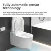 VONDDW 590x370x360mm Wall Mounted Voice Control Foam Shield Auto Flip Smart Toilet (3) VONDDW 590x370x360mm Wall Mounted Voice Control Foam Shield Auto Flip Smart Toilet