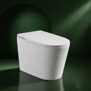 VONDDW 590x370x450mm Voice Control Aromatherapy Foam Bottle Auto Flip Smart Toilet