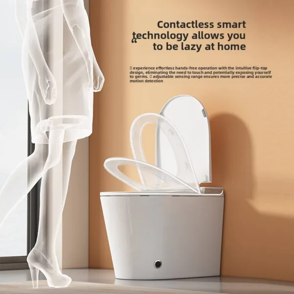 VONDDW 590x370x450mm Voice Control Aromatherapy Foam Bottle Auto Flip Smart Toilet (2) VONDDW 590x370x450mm Voice Control Aromatherapy Foam Bottle Auto Flip Smart Toilet