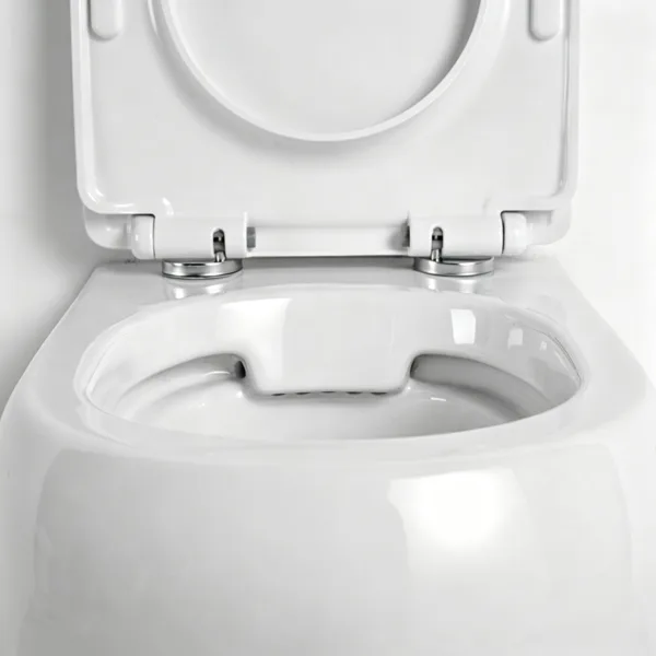 VONDDW P-Trap 180mm D-Shape Rimless Tornado Flush Wall-Hung Toilet (2) VONDDW P-Trap 180mm D-Shape Rimless Tornado Flush Wall-Hung Toilet