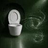VONDDW P-Trap 180mm Rimless Tornado Flush Wall-Hung Toilet