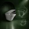 VONDDW P-Trap 180mm Sleek Rimless Tornado Flush Wall-Hung Toilet (2) VONDDW P-Trap 180mm Sleek Rimless Tornado Flush Wall-Hung Toilet