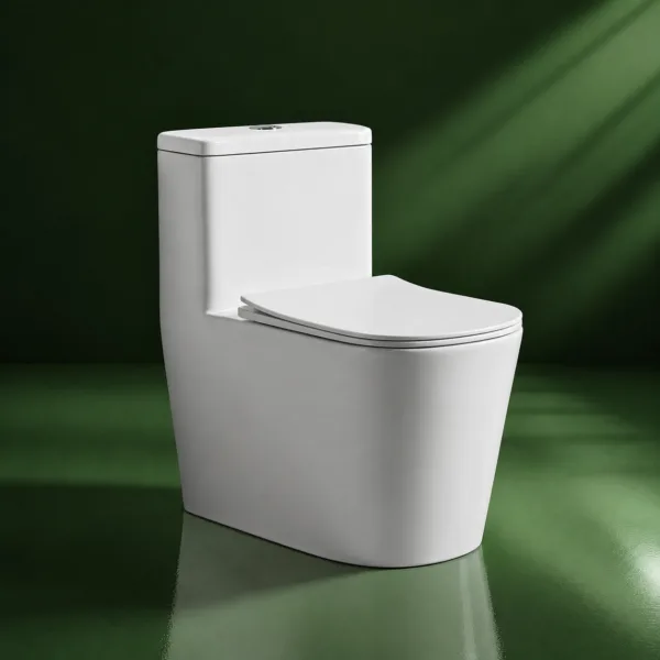 VONDDW Dual S-P-Trap Dual Flush Soft-Closing Two-Piece Ceramic Toilet (2) VONDDW S-trap 300mm Siphonic Dual Flush Glossy White Seamless Luxury One-piece Ceramic Toilet
