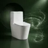 VONDDW Dual S-P-Trap Dual Flush Soft-Closing Two-Piece Ceramic Toilet (3) VONDDW S-trap 300mm Siphonic Dual Flush Glossy White Seamless Luxury One-piece Ceramic Toilet