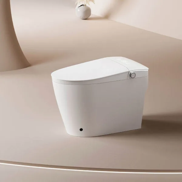 VONDDW European Style Digital Display Heated Seat High Cost Performance Glossy White Smart Toilet (1) VONDDW European Style Digital Display Heated Seat High Cost Performance Glossy White Smart Toilet
