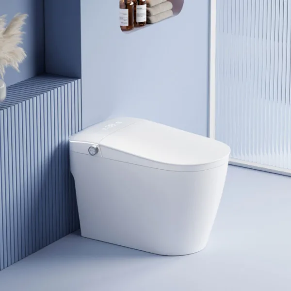 VONDDW European Style Digital Display Heated Seat High Cost Performance Glossy White Smart Toilet (2) VONDDW European Style Digital Display Heated Seat High Cost Performance Glossy White Smart Toilet
