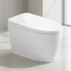VONDDW Floor-Mounted Auto Flip Power Outage Flush Heated Seat Remote Control Glossy White Luxury Smart Toilet (5) VONDDW Floor-Mounted Auto Flip Power Outage Flush Heated Seat Remote Control Glossy White Luxury Smart Toilet