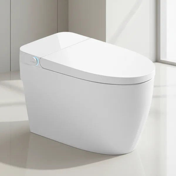 VONDDW Floor-Mounted Auto Flip Power Outage Flush Heated Seat Remote Control Glossy White Luxury Smart Toilet (5) VONDDW Floor-Mounted Auto Flip Power Outage Flush Heated Seat Remote Control Glossy White Luxury Smart Toilet