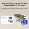 VONDDW Floor-Mounted S-Trap Minimalist Pure White Heated Seat Remote Control Luxury Intelligent Smart Toilet