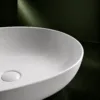 VONDDW Glossy White Sleek Concave Curved Countertop Bathroom Basin Sink (1) VONDDW Glossy White Sleek Concave Curved Countertop Bathroom Basin Sink
