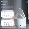 VONDDW S-Trap: WC intelligente di lusso a risparmio energetico con coperchio a chiusura ammortizzata, sciacquone automatico e finitura bianca lucida