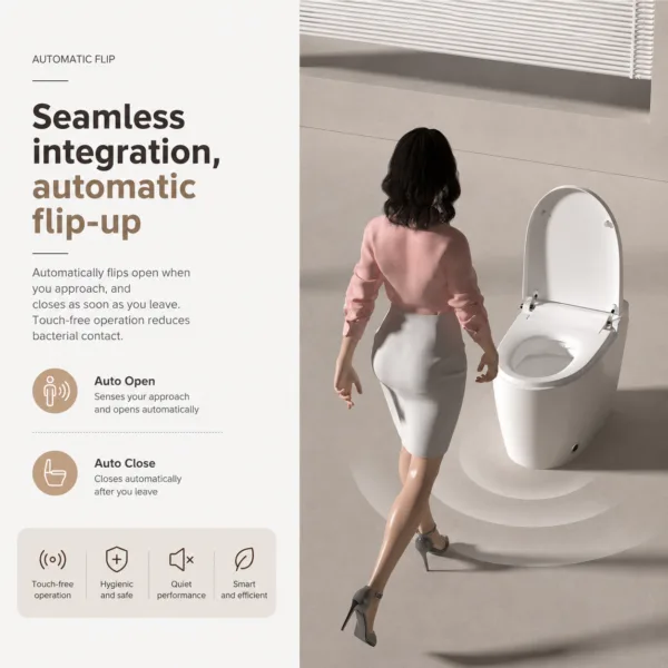 VONDDW S-Trap com ecrã digital, assento aquecido, comando à distância, branco brilhante, sanita moderna, inteligente e com tecnologia avançada (2) VONDDW S-Trap com ecrã digital, assento aquecido, comando à distância, branco brilhante, sanita moderna, inteligente e com tecnologia avançada