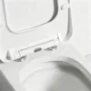 VONDDW S-trap 300mm Siphonic Fully Skirted Glossy White Diamond-Cut Geometric One-piece Ceramic Toilet (1) VONDDW S-trap 300mm Siphonic Fully Skirted Glossy White Diamond-Cut Geometric One-piece Ceramic Toilet