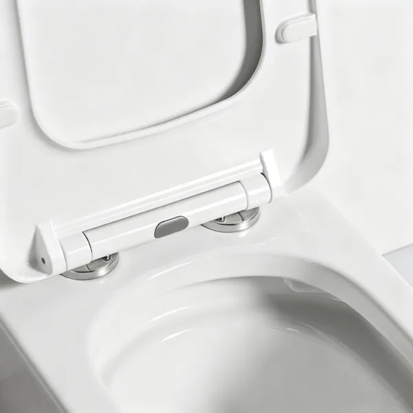 VONDDW S-trap 300mm Siphonic Fully Skirted Glossy White Diamond-Cut Geometric One-piece Ceramic Toilet (1) VONDDW S-trap 300mm Siphonic Fully Skirted Glossy White Diamond-Cut Geometric One-piece Ceramic Toilet