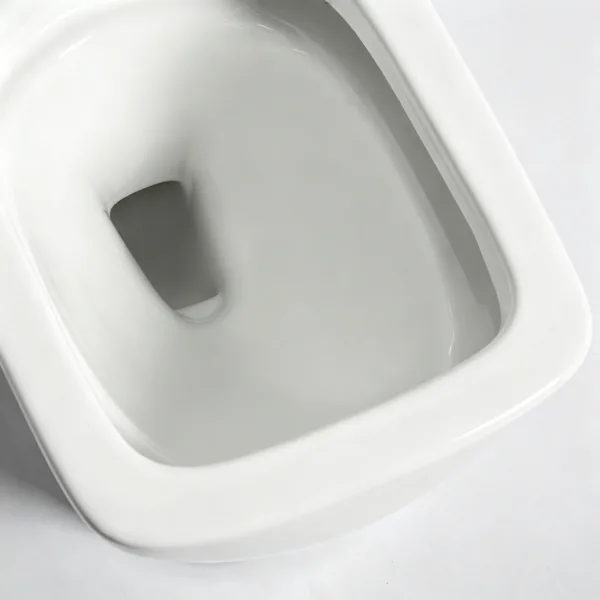 VONDDW S-trap 300mm Siphonic Fully Skirted Glossy White Diamond-Cut Geometric One-piece Ceramic Toilet (2) VONDDW S-trap 300mm Siphonic Fully Skirted Glossy White Diamond-Cut Geometric One-piece Ceramic Toilet