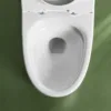VONDDW S-trap 300mm Siphonic Fully Skirted Glossy White Modern One-piece Ceramic Toilet (4) VONDDW S-trap 300mm Siphonic Fully Skirted Glossy White Modern One-piece Ceramic Toilet