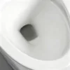 VONDDW: WC monoblocco in ceramica con sifone a S da 300 mm, base a gradini con bordatura completa, bianco lucido