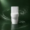 مرحاض سيراميكي من قطعة واحدة من طراز VONDDW SP-Trap، متعدد الاستخدامات، مقاوم للغسل، أبيض لامع، مزود بنظام شطف مزدوج (3) مرحاض سيراميكي من قطعة واحدة من طراز VONDDW S/P-Trap، قابل للغسل بالماء بشكل عام، أبيض لامع، بنظام شطف مزدوج، متعدد التوصيلات